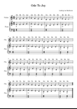 Ode To Joy - Violino e Piano (Notes)