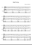 Ode To Joy - Violino e Piano