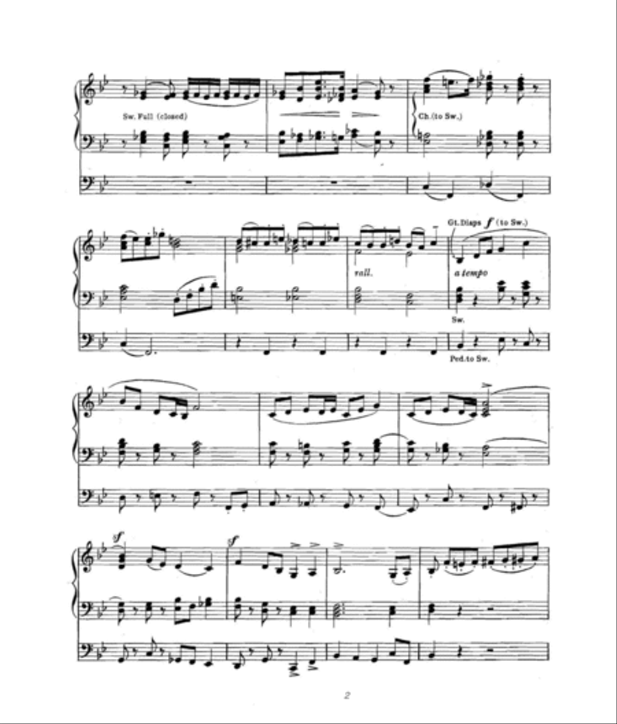 Ethiopia Saluting the Colours Organ Solo scores gallery preview page 2