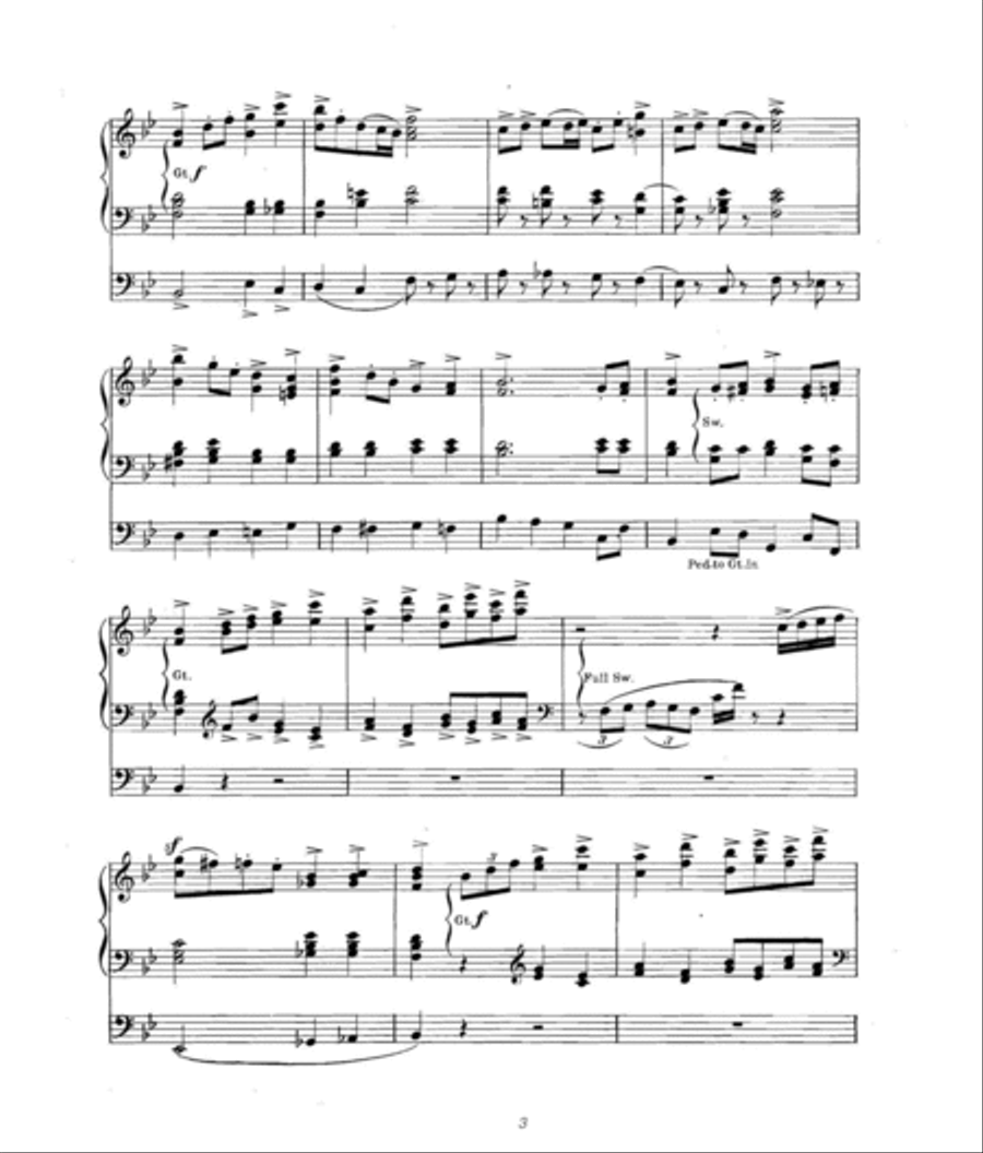 Ethiopia Saluting the Colours Organ Solo scores gallery preview page 3
