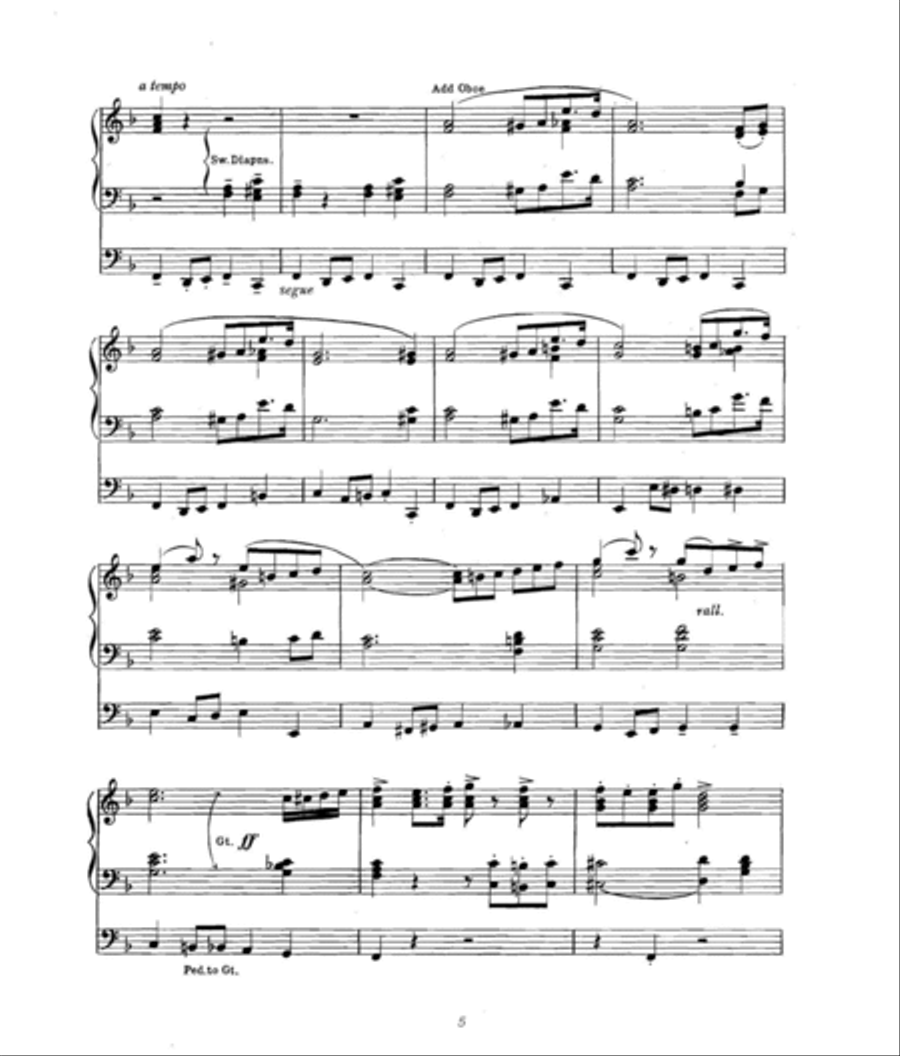 Ethiopia Saluting the Colours Organ Solo scores gallery preview page 5