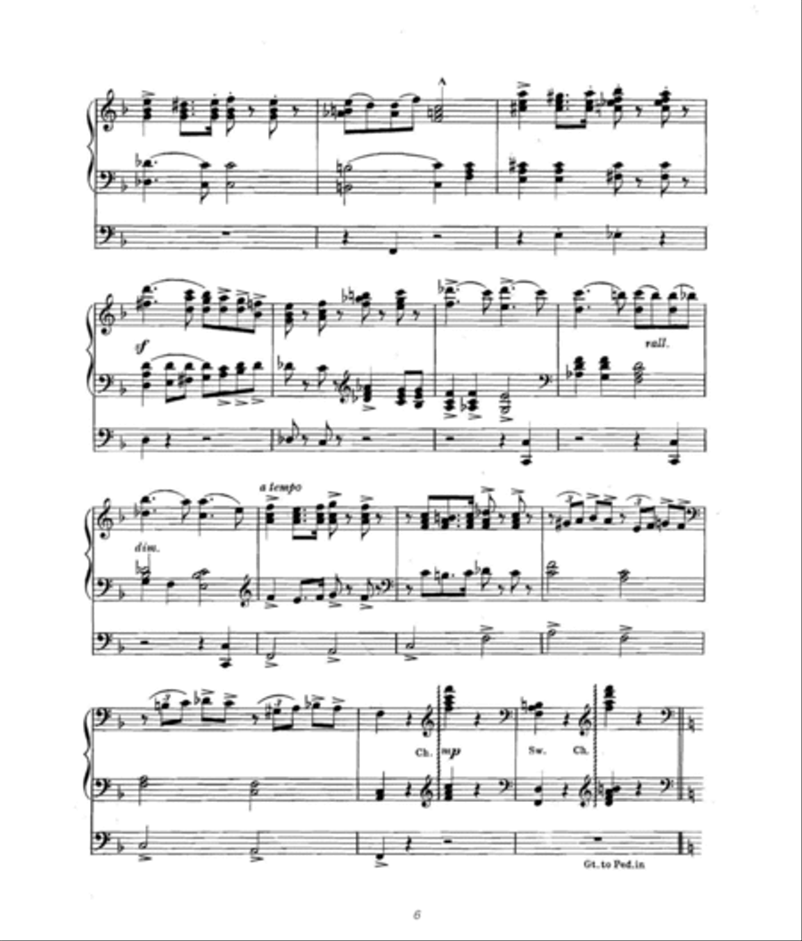 Ethiopia Saluting the Colours Organ Solo scores gallery preview page 6