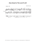 How Good Is The Lord To All (2-part choir) mini preview