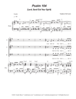 Psalm 104 (Lord, Send Out Your Spirit) (SAB) mini preview