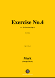 Merk-Exercise No.4,Op.11 No.4,from '20 Exercises,Op.11',for Cello