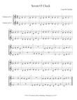 7 O'Clock (duet)