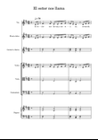 El señor nos llama y nos reune - Score Only