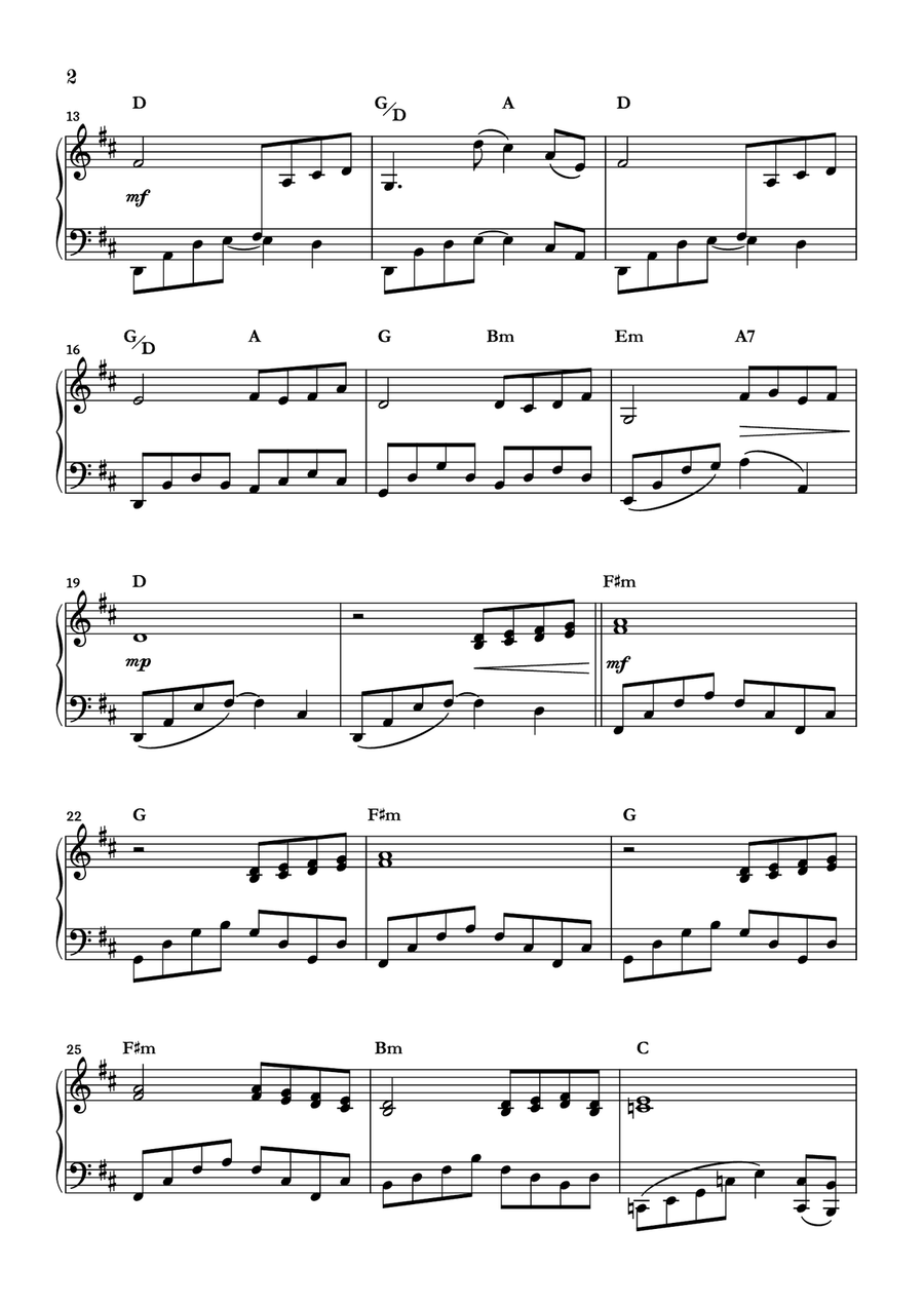 Beauty And The Beast Piano Solo scores gallery preview page 2