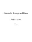 Sonata for Trumpet and Piano