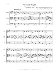O Holy Night for String Trio