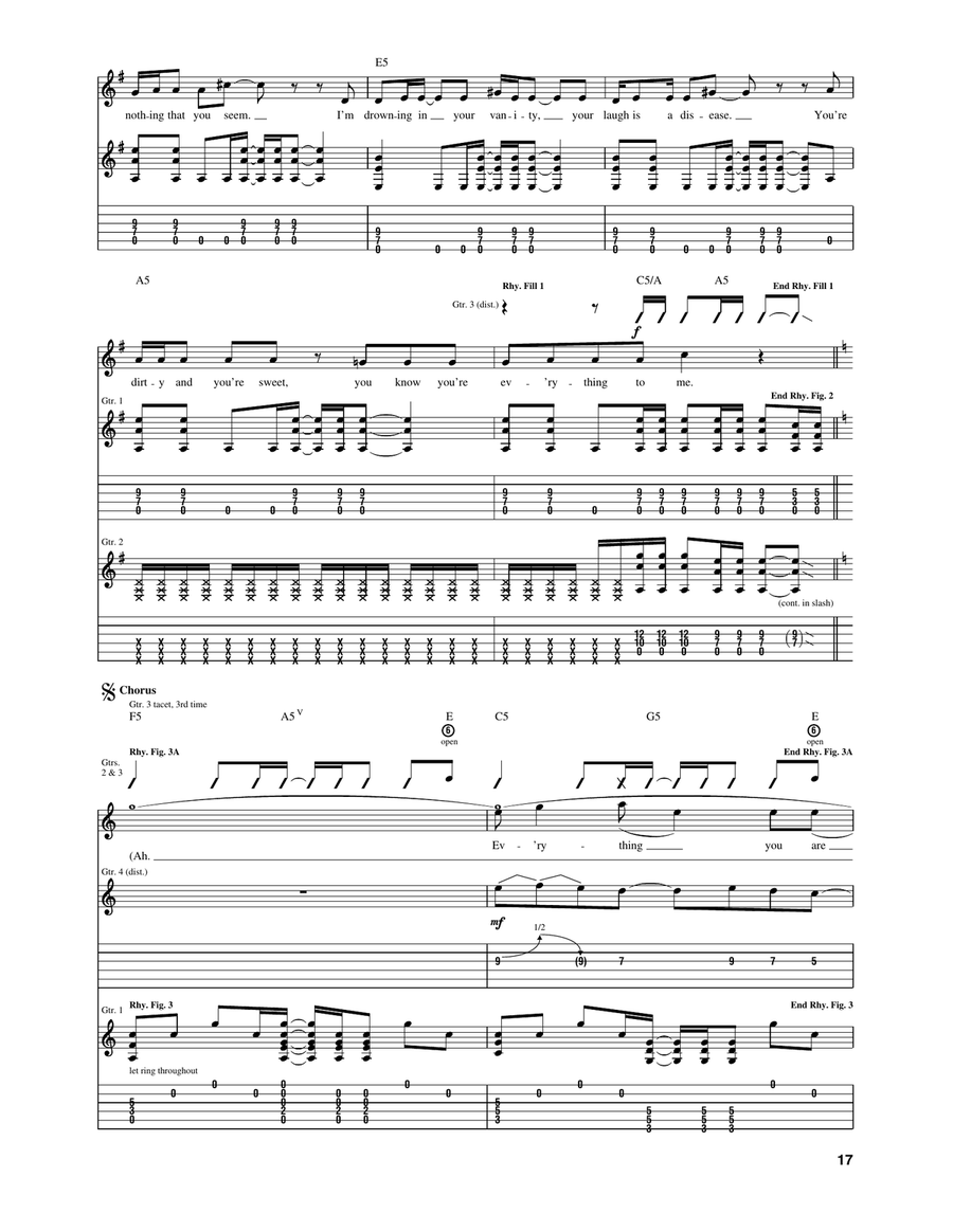 Dizzy Dizzy Acoustic Guitar scores gallery preview page 2