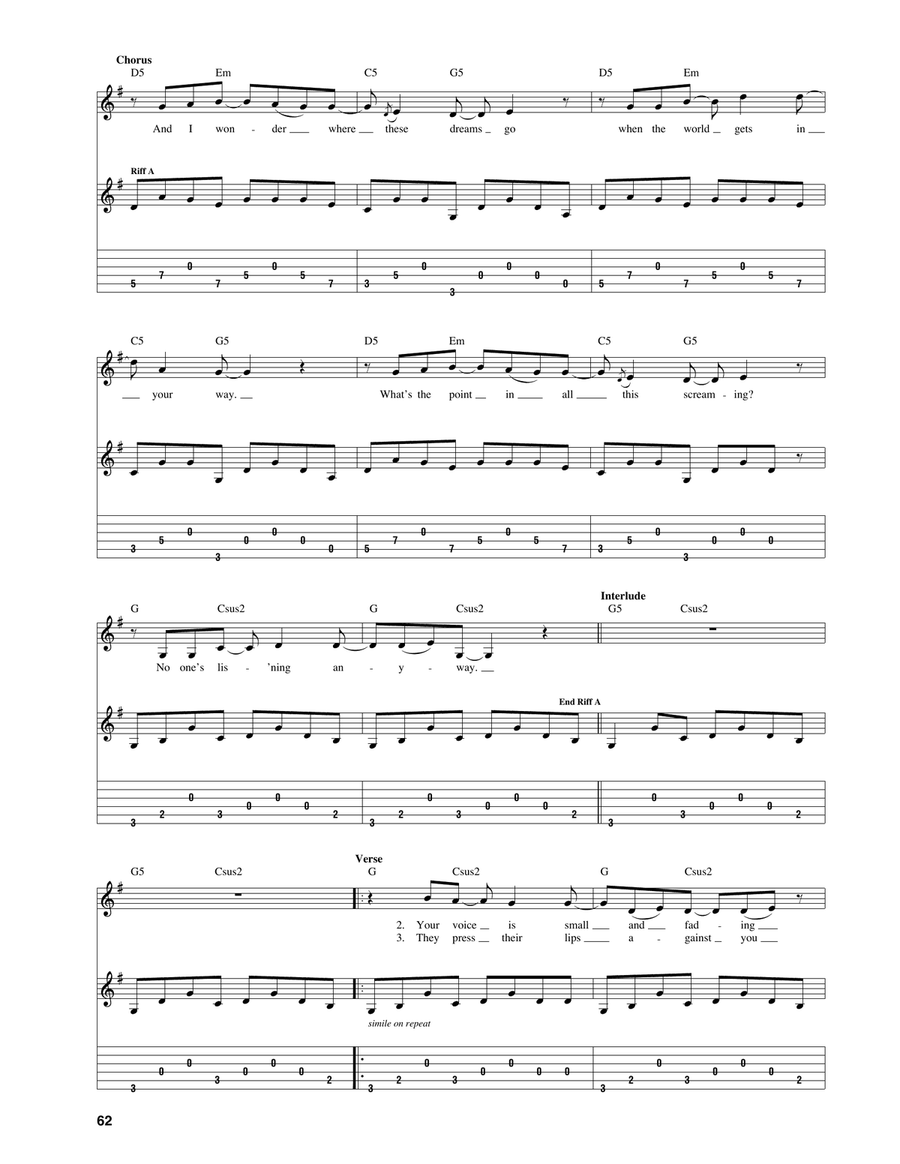 Acoustic #3 Acoustic #3 Acoustic Guitar scores gallery preview page 2