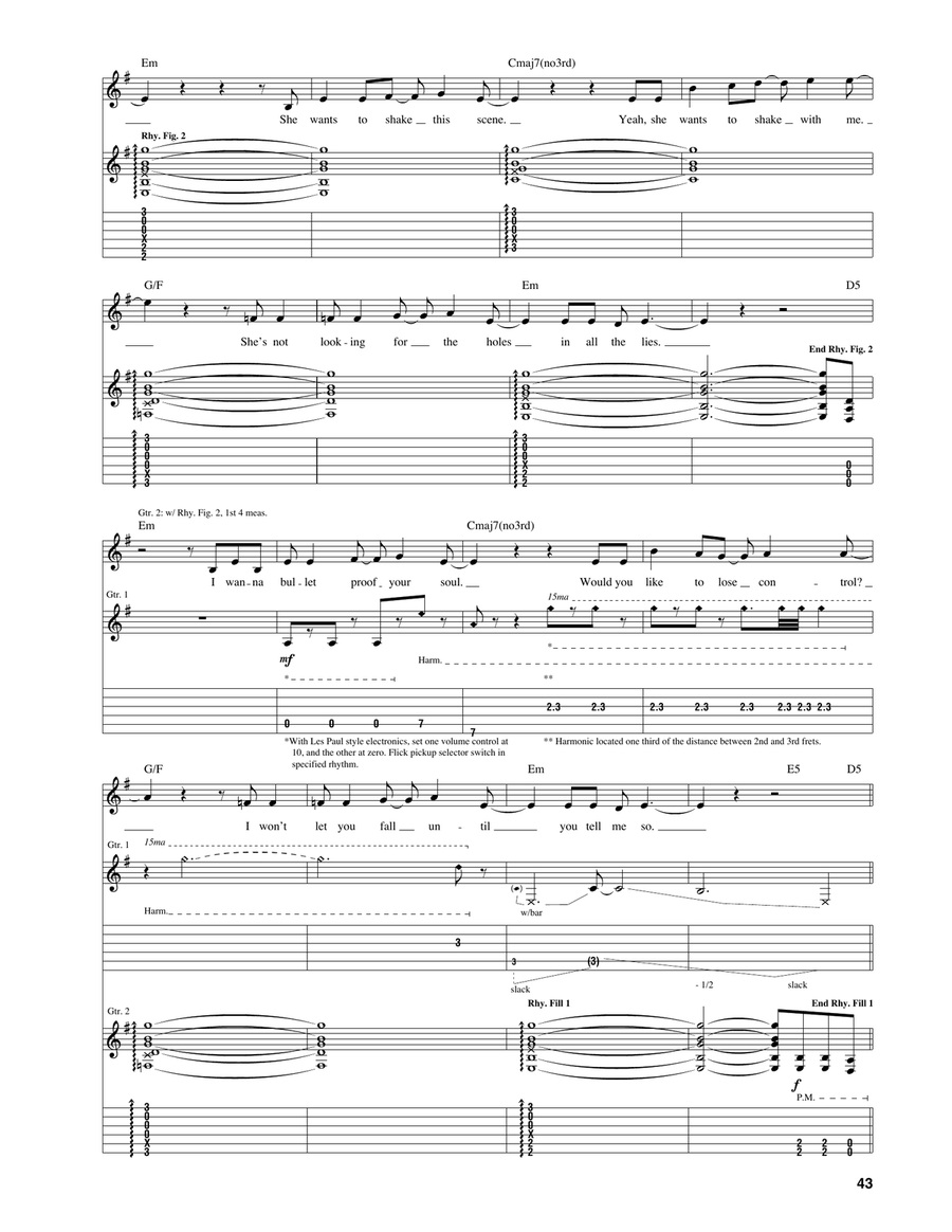 Bullet Proof Bullet Proof Acoustic Guitar scores gallery preview page 2