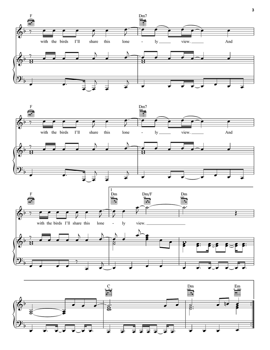 Scar Tissue Scar Tissue Piano, Vocal, Guitar scores gallery preview page 3