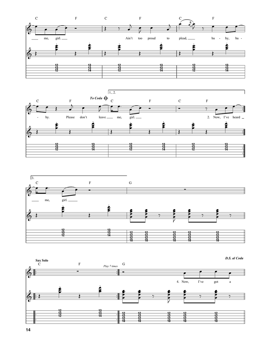 Ain't Too Proud To Beg Ain't Too Proud To Beg Acoustic Guitar scores gallery preview page 2