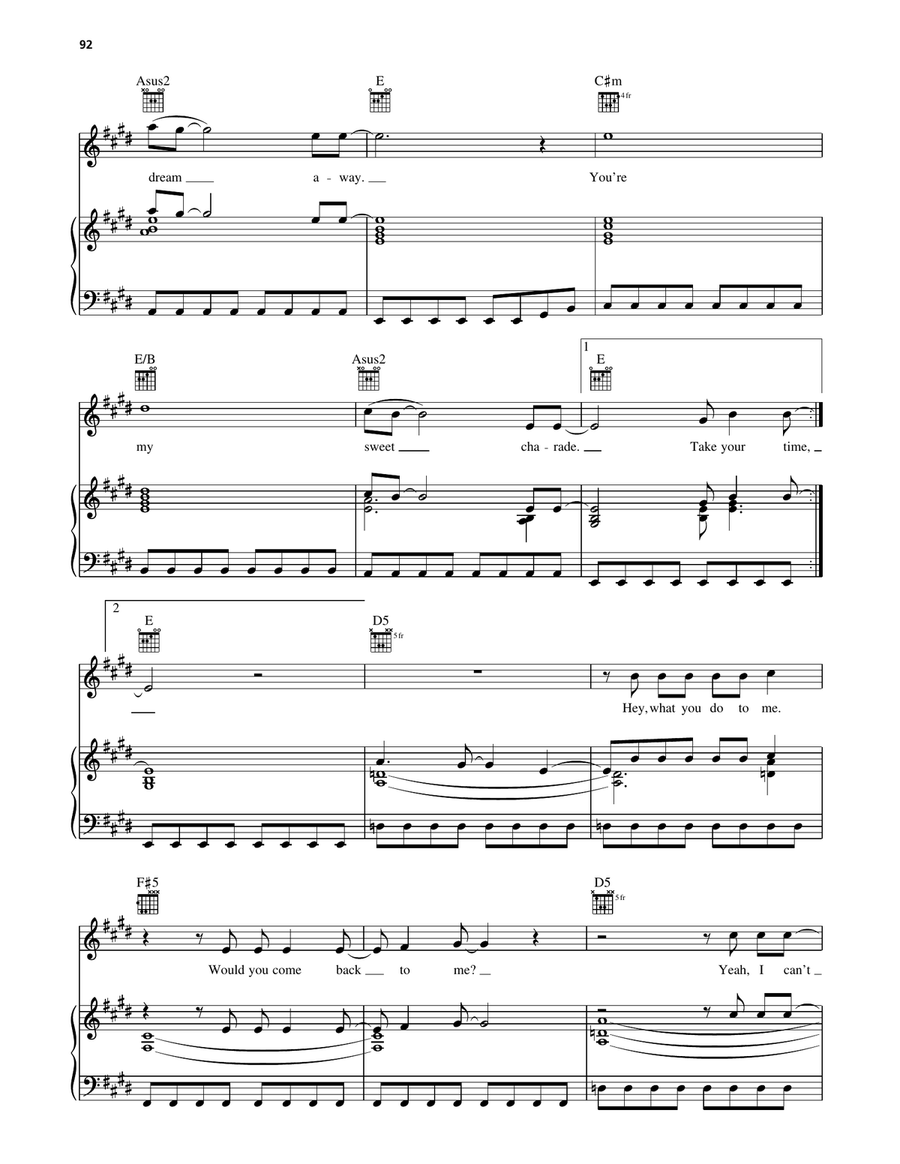 Hate This Place Hate This Place Piano, Vocal, Guitar scores gallery preview page 4