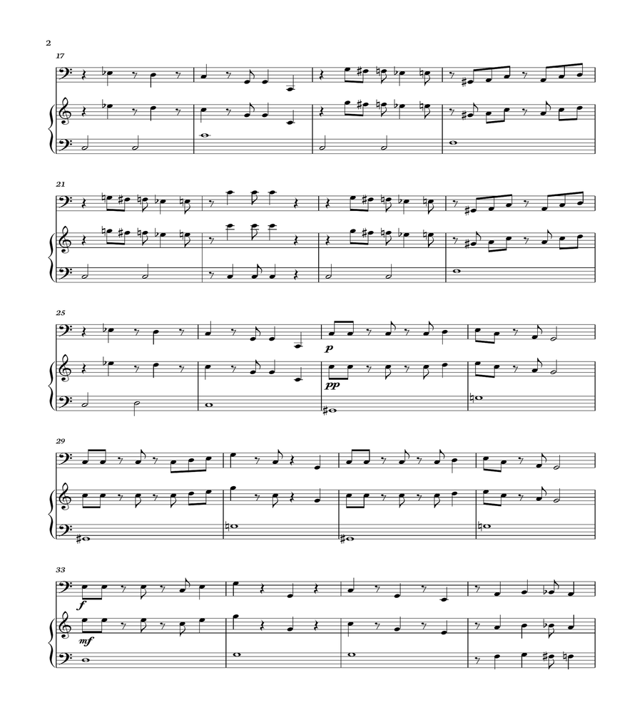 Super Mario Bros Theme Piano scores gallery preview page 2