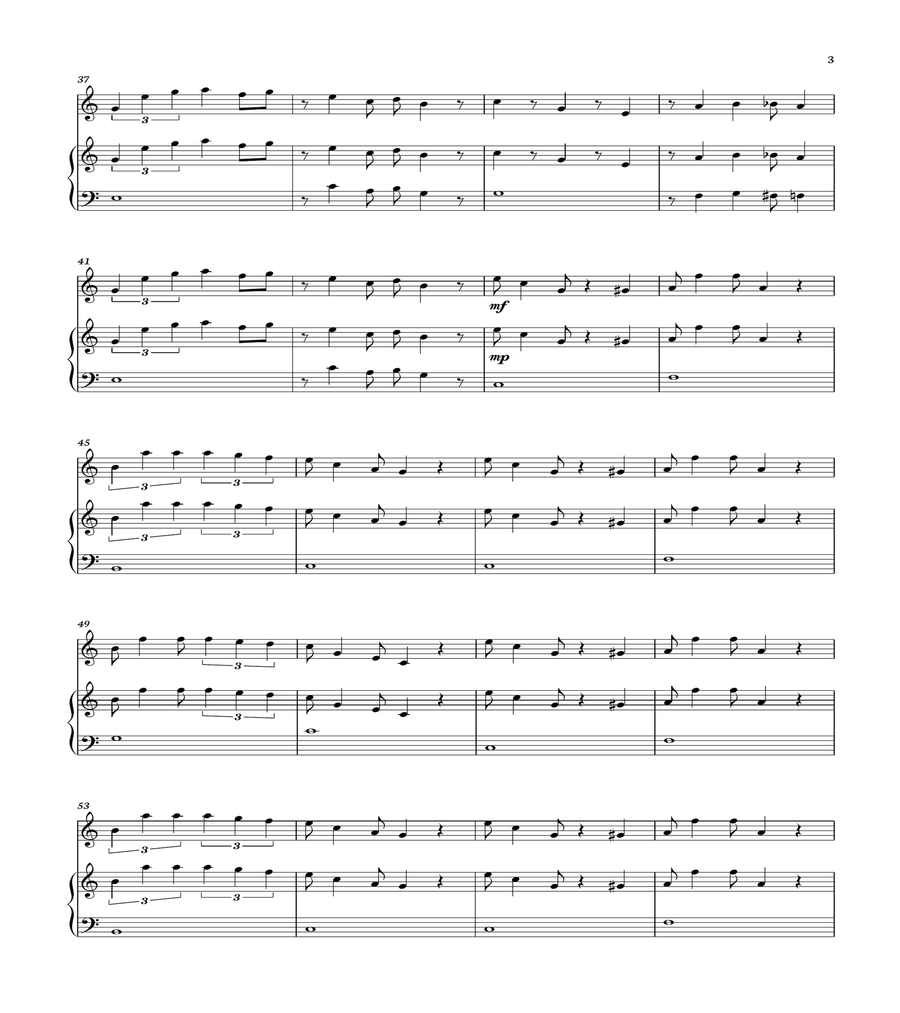 Super Mario Bros Theme Guitar scores gallery preview page 3