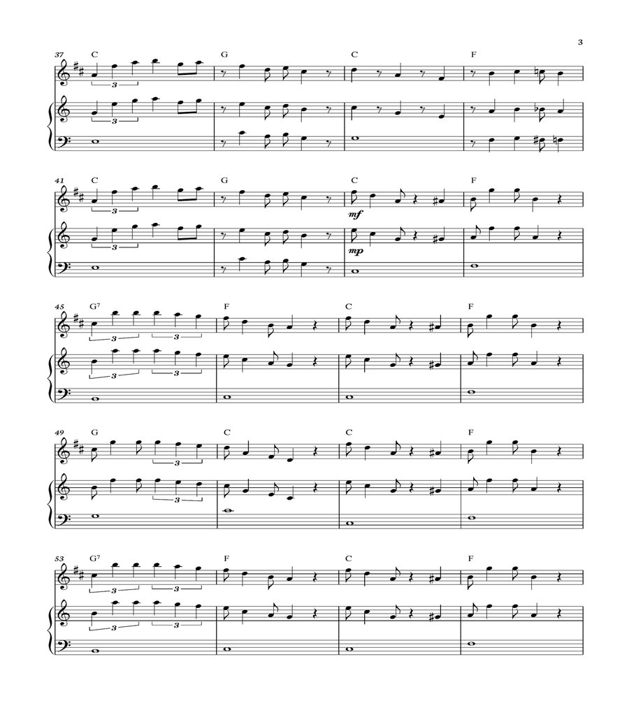 Super Mario Bros Theme Tenor Saxophone scores gallery preview page 3