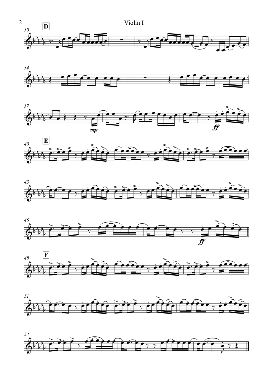 I'll Be Waiting I'll Be Waiting String Quartet scores gallery preview page 5
