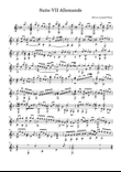 Suite 7 Allemande in D minor