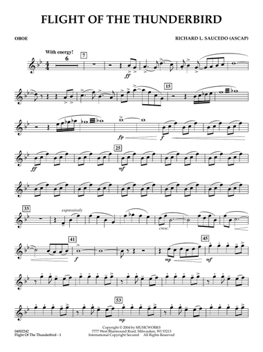 Flight Of The Thunderbird - Oboe