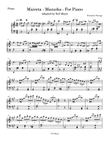 Marieta - Mazurka - For Piano
