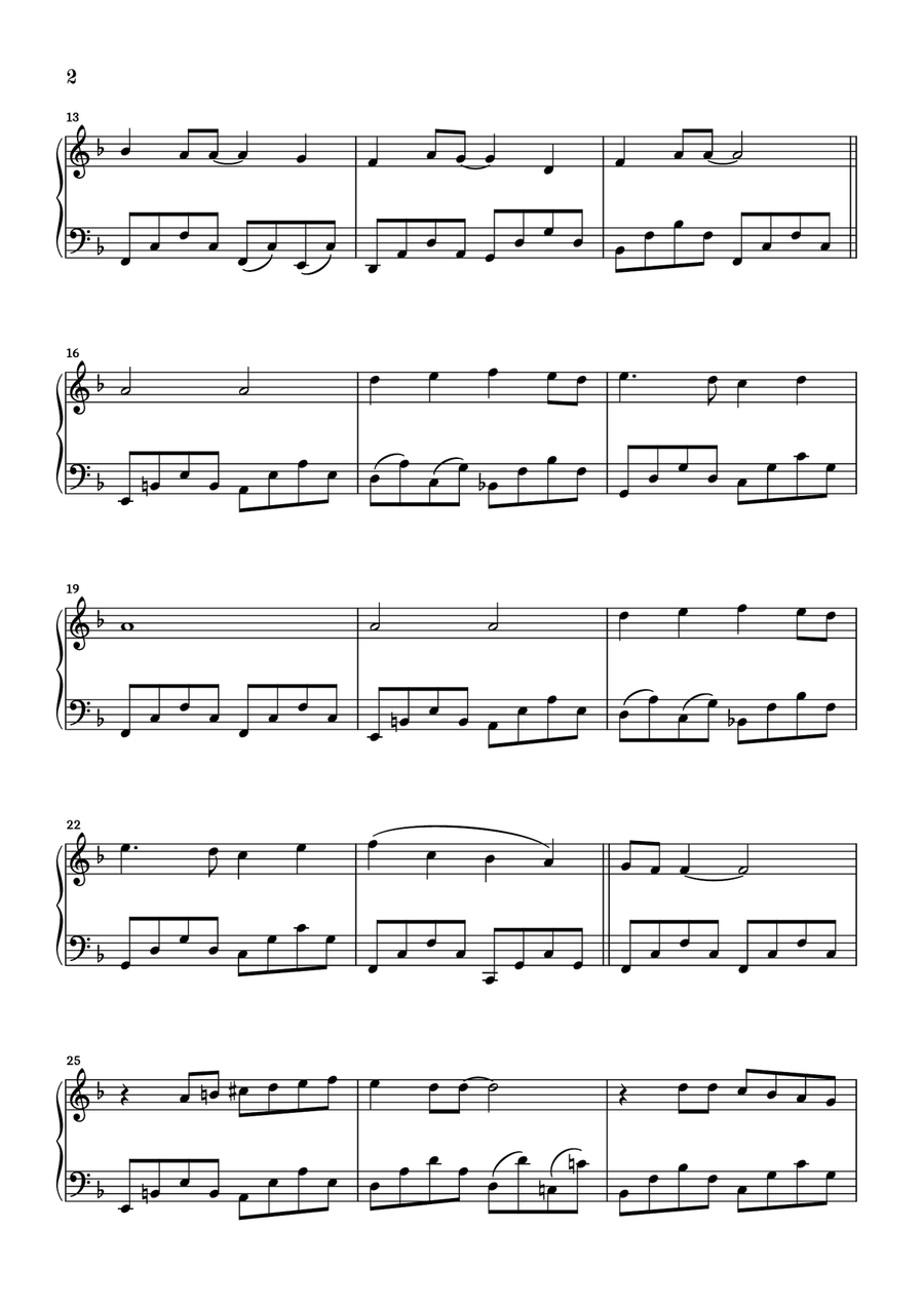 Yesterday Piano Solo scores gallery preview page 2