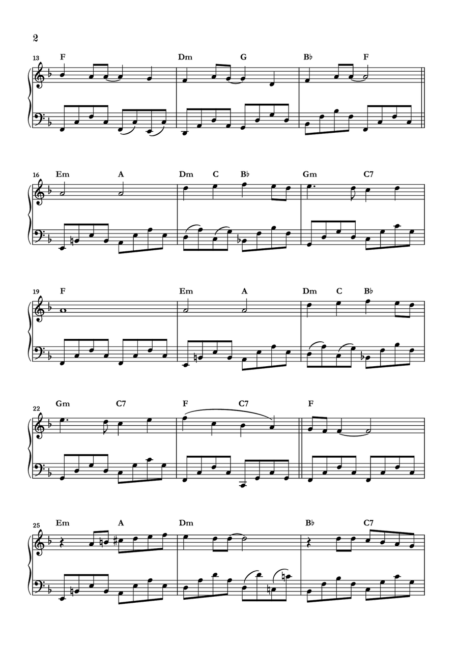 Yesterday Piano Solo scores gallery preview page 2
