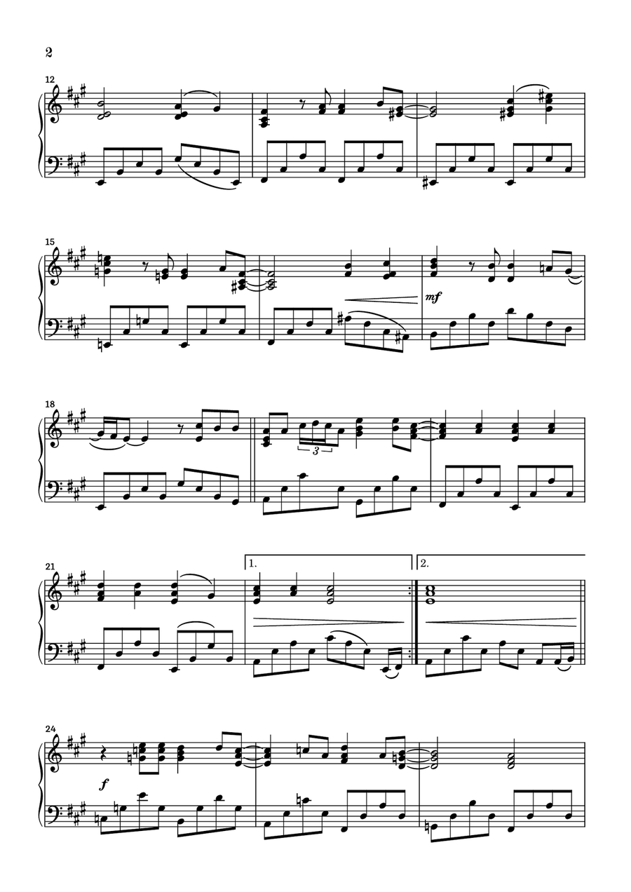 Tears In Heaven Piano Solo scores gallery preview page 2