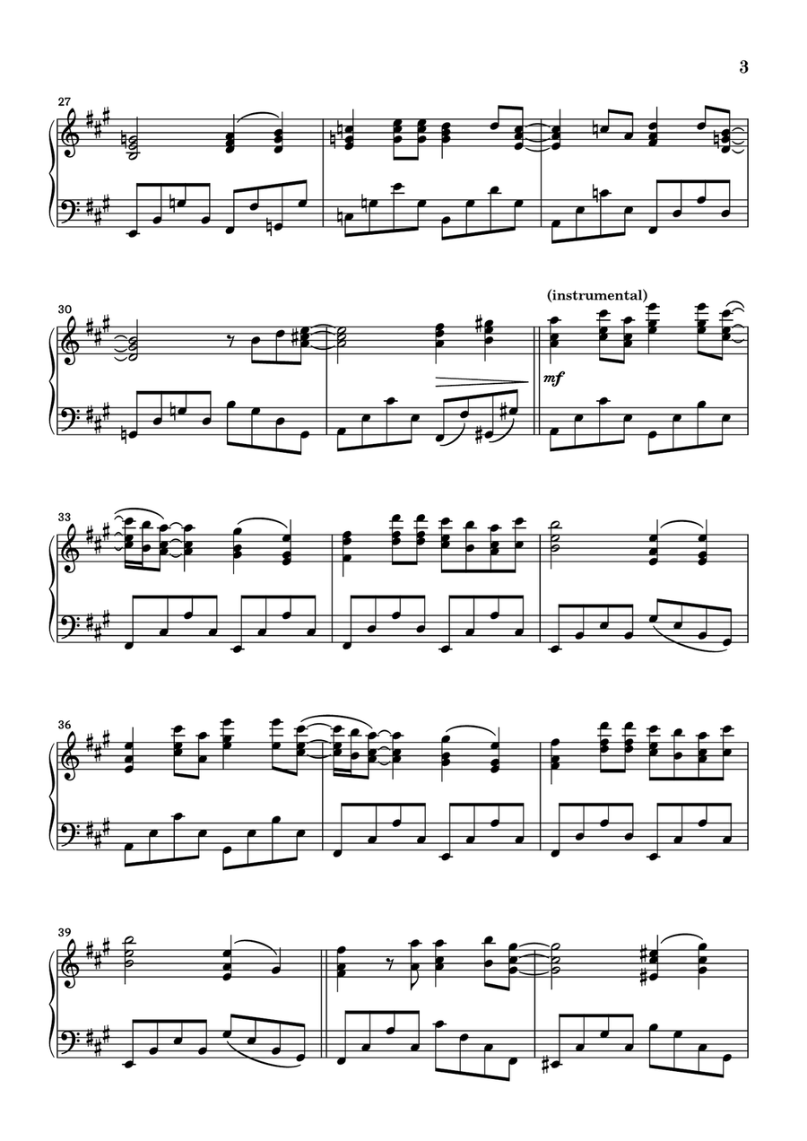 Tears In Heaven Piano Solo scores gallery preview page 3