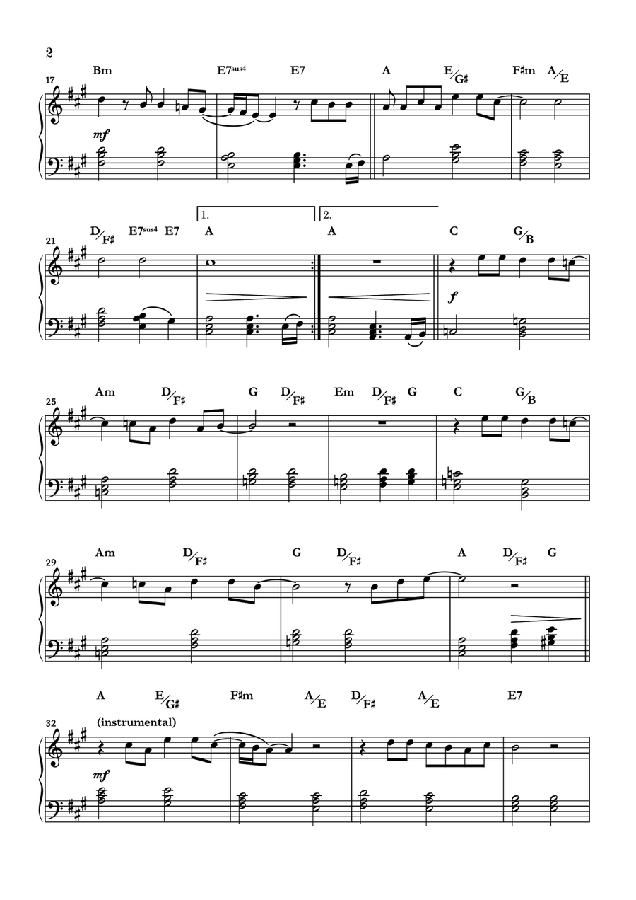 Tears In Heaven Easy Piano scores gallery preview page 2