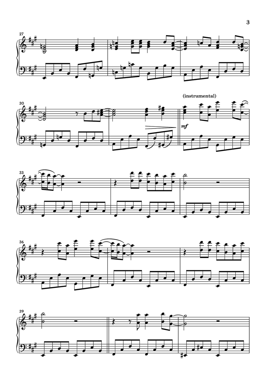 Tears In Heaven Piano Solo scores gallery preview page 3