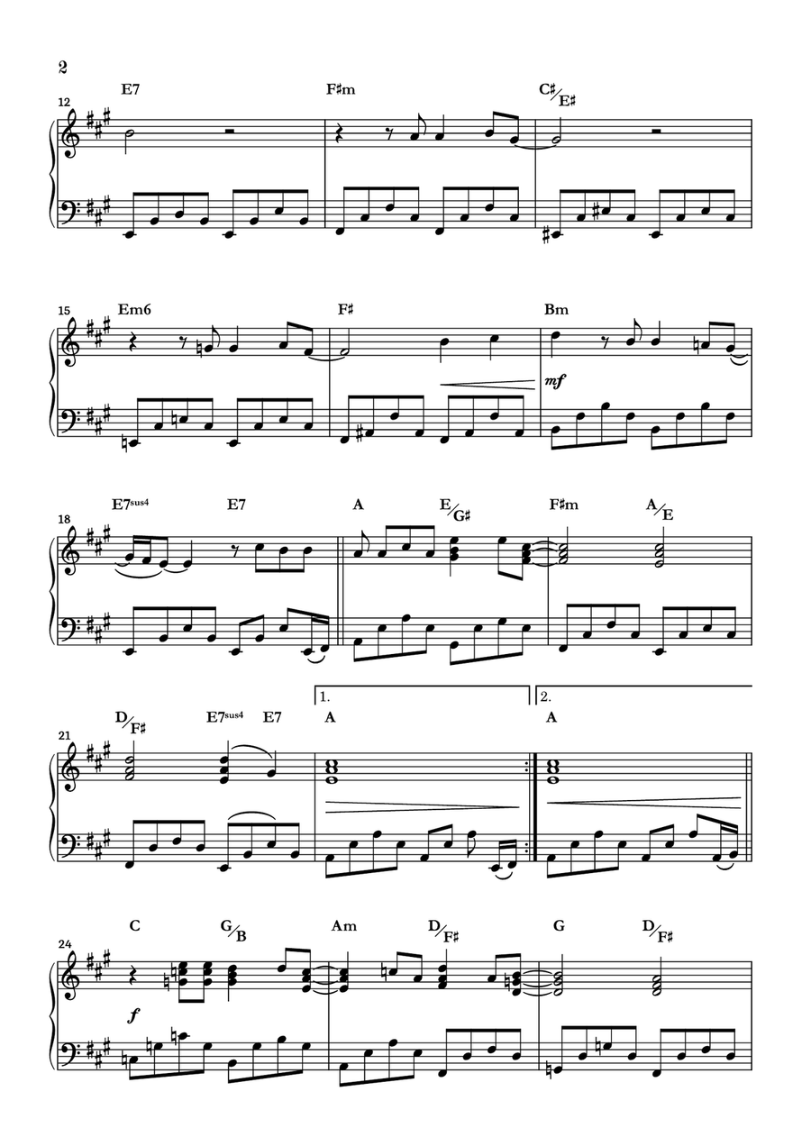 Tears In Heaven Piano Solo scores gallery preview page 2