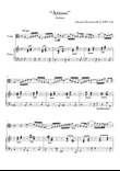 Bach - Arioso BWV 156 for Viola and Piano