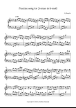 From ”15Practice song for 2voices” ’in b-moll'