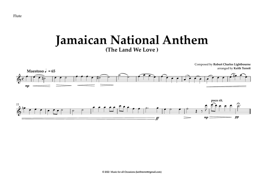 Jamaican National Anthem (Orchestre national d'Île-de-France Edition) Full Orchestra scores gallery preview page 5