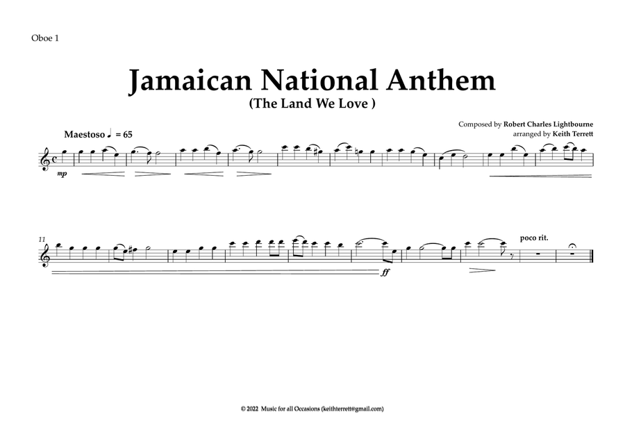 Jamaican National Anthem (Orchestre national d'Île-de-France Edition) Full Orchestra scores gallery preview page 6