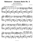 'Habanera' from Carmen - Bizet (Easy Piano)