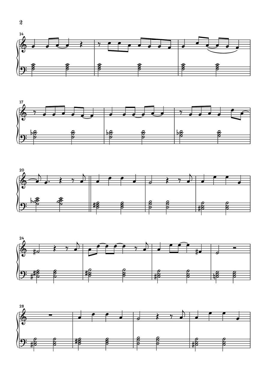 You'll Be In My Heart Easy Piano scores gallery preview page 2
