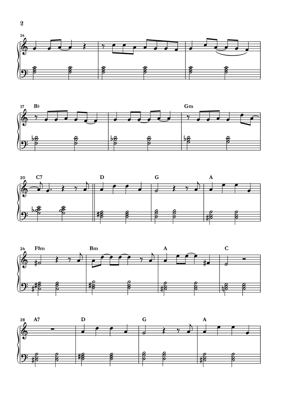 You'll Be In My Heart Easy Piano scores gallery preview page 2