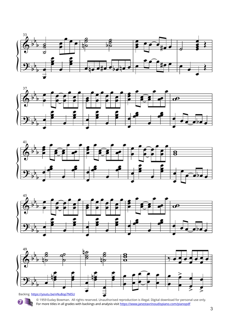 Twelfth Street Rag (vocal Version) Piano Solo scores gallery preview page 3