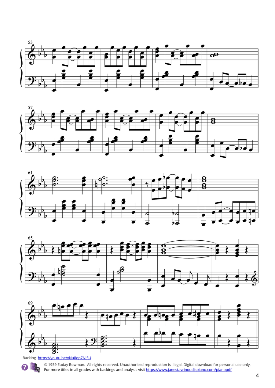 Twelfth Street Rag (vocal Version) Piano Solo scores gallery preview page 4