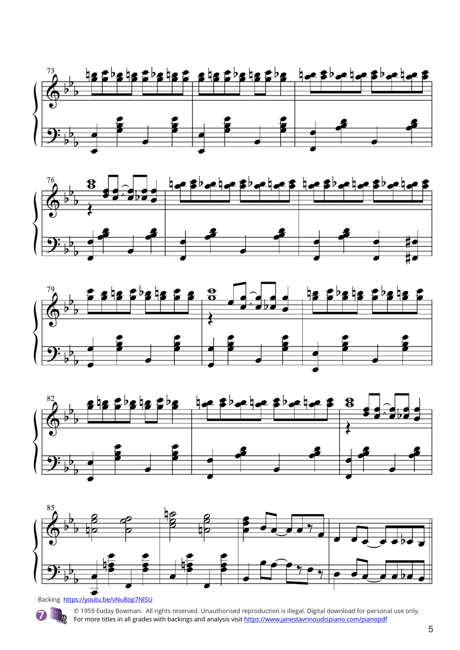 Twelfth Street Rag (vocal Version) Piano Solo scores gallery preview page 5
