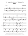 The Lord Is My Light And My Salvation (Psalm 27) (2-part choir) mini preview