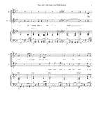 The Lord Is My Light And My Salvation (Psalm 27) (2-part choir - (Soprano and Tenor) 2-Part scores gallery preview page 3
