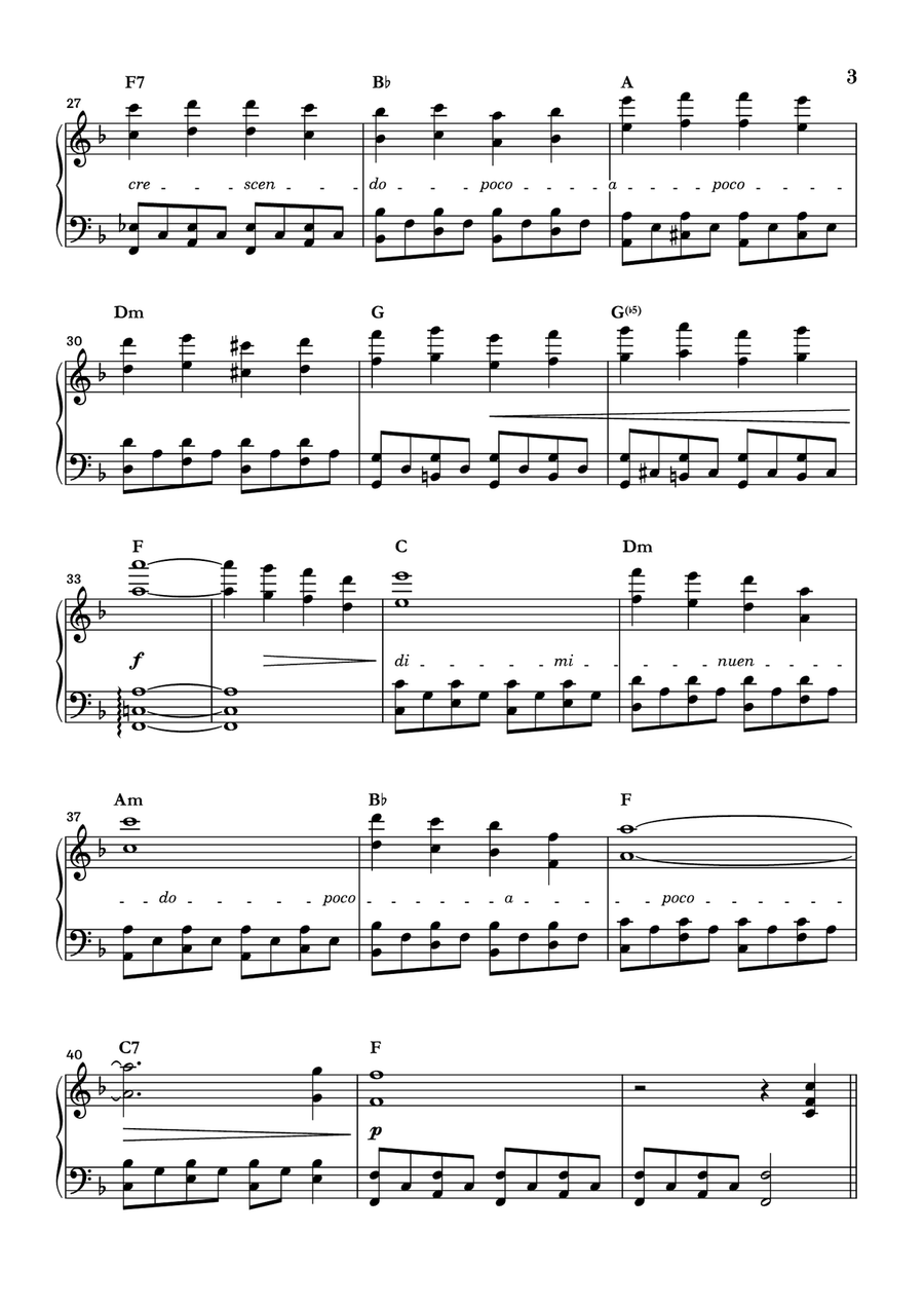 Étude op. 10 no. 3 (Tristesse) Piano Solo scores gallery preview page 3