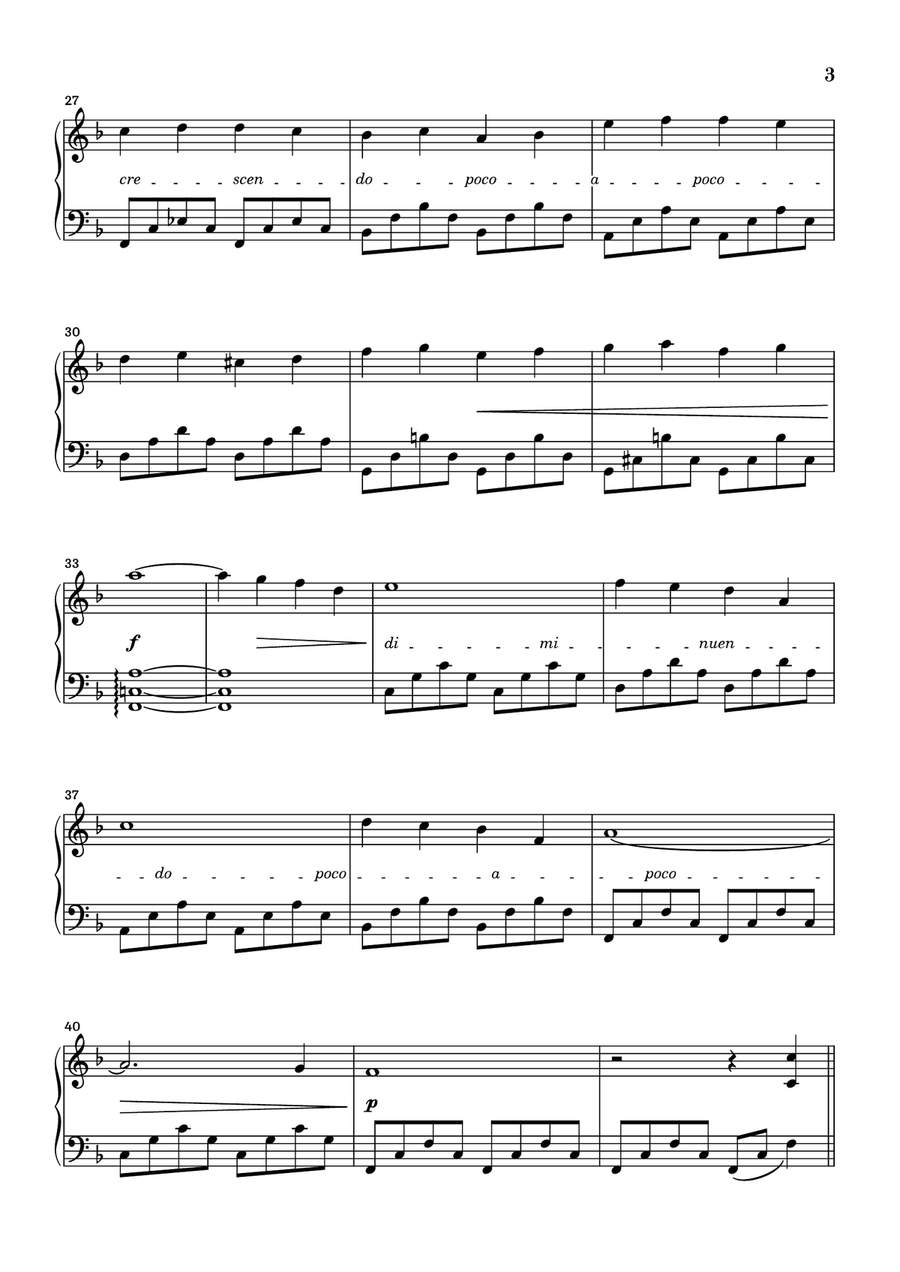 Étude op. 10 no. 3 (Tristesse) Piano Solo scores gallery preview page 3