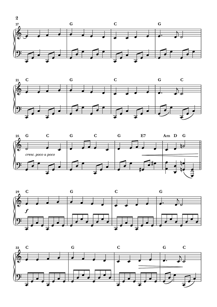 Ode To Joy Piano Solo scores gallery preview page 2