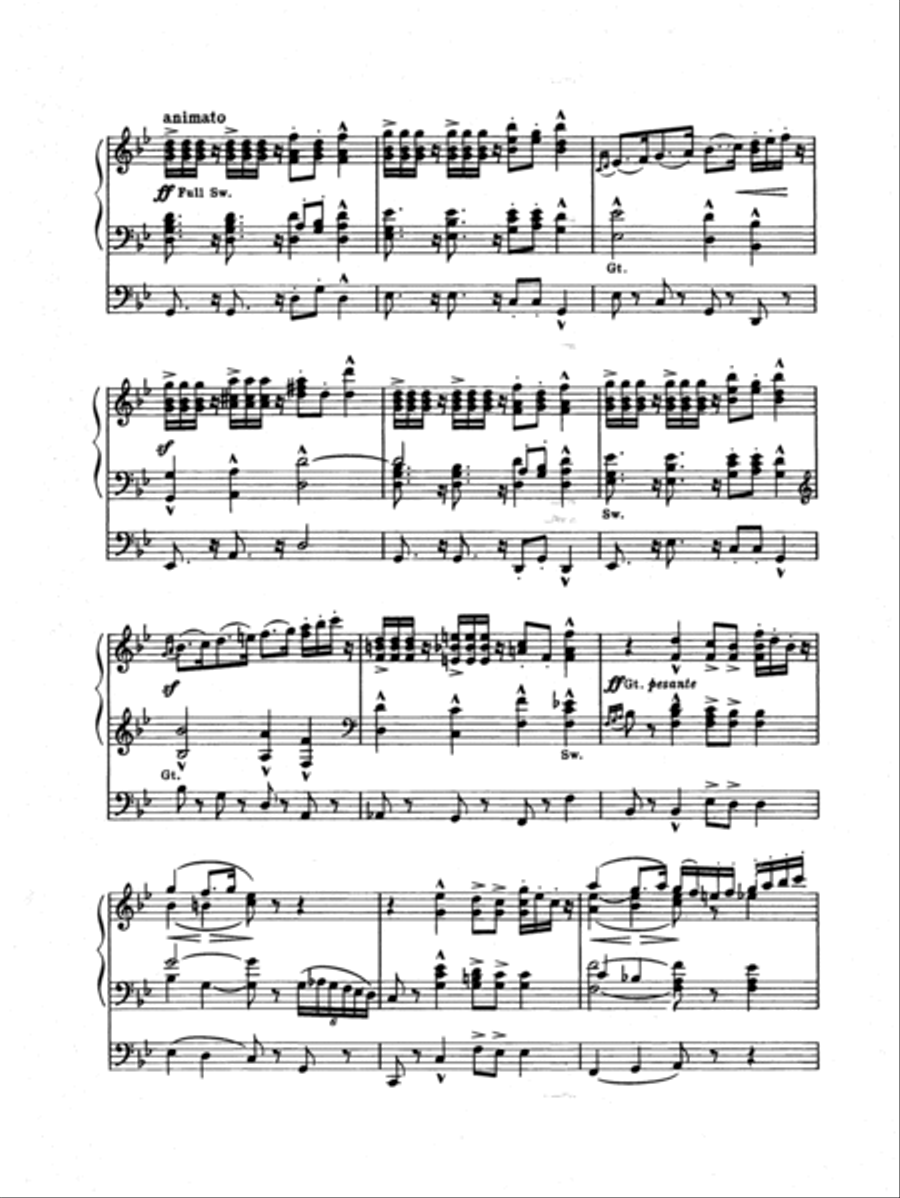 Imperial March for Organ Organ Solo scores gallery preview page 2